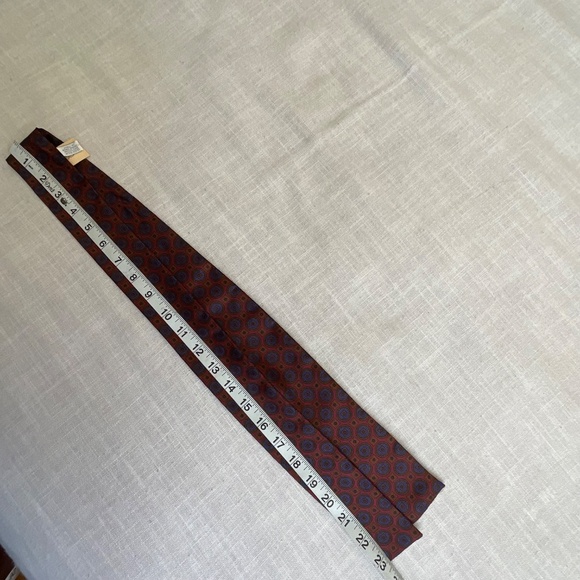 NWT Vintage Symphony Silk Foulard Scarf Geometric Print Bandana Wrist Bag Wrap - Picture 7 of 11